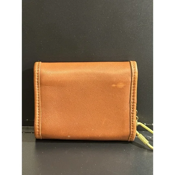 Vintage Coach Brown Leather Keychain Wallet - Picture 7 of 9